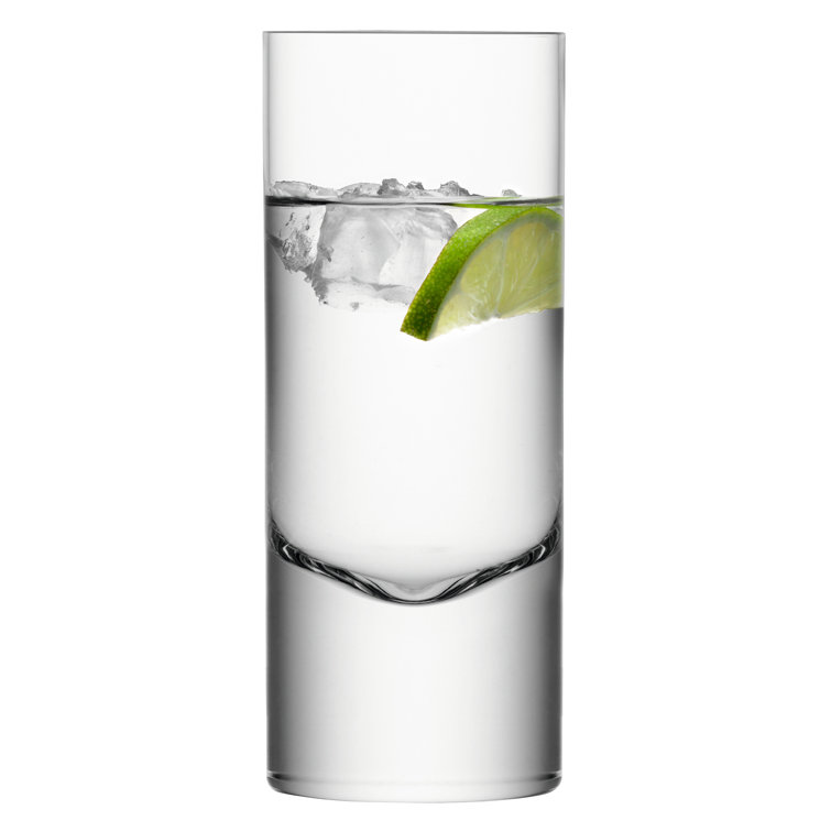 Clear Handmade Glass Highball Set, 12.173oz, 2 Pieces