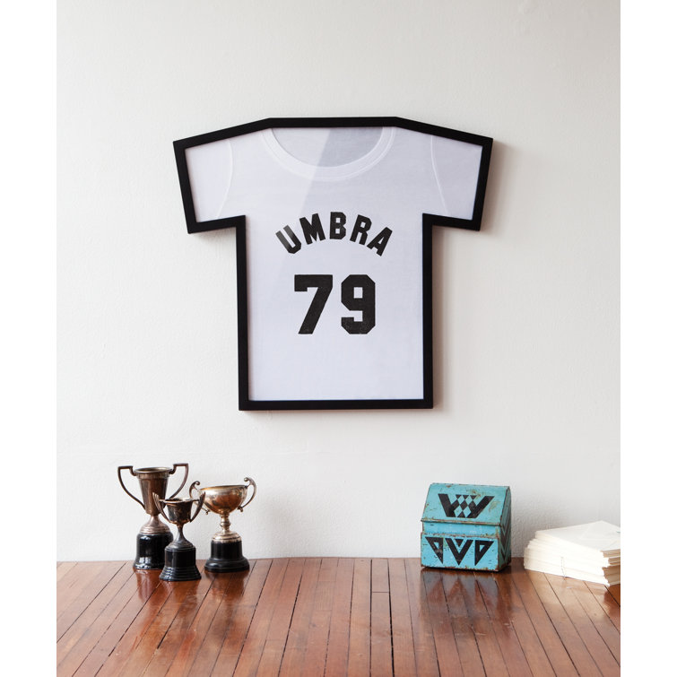 Classic Black Acrylic Wall-Mounted T-Shirt Display Frame