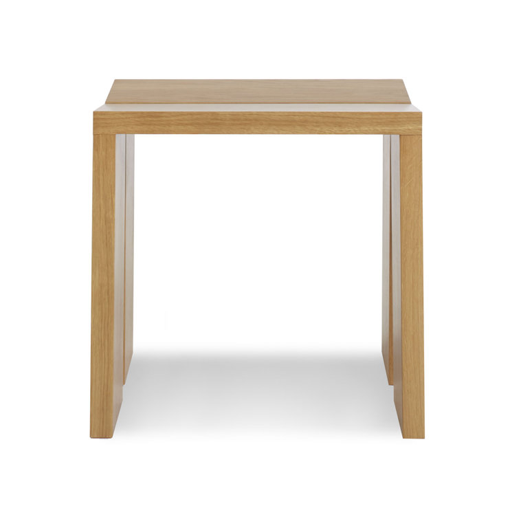 White Oak 60" Bench with Brass Brackets