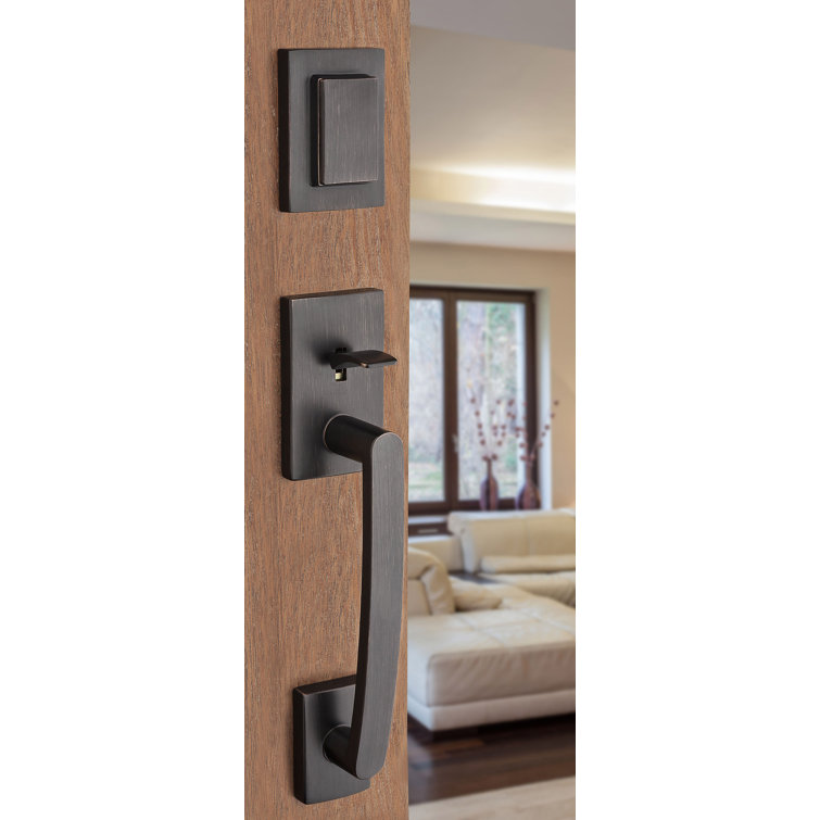 Spyglass Venetian Bronze Single Cylinder Deadbolt Entry Handleset