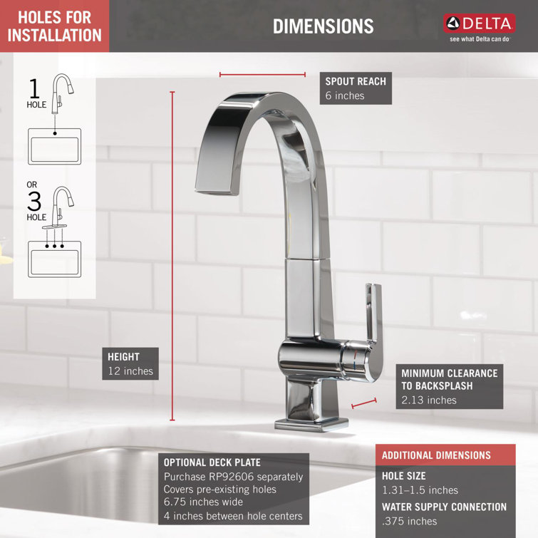 Modern Chrome Pull-Down Kitchen Faucet with 360° Swivel