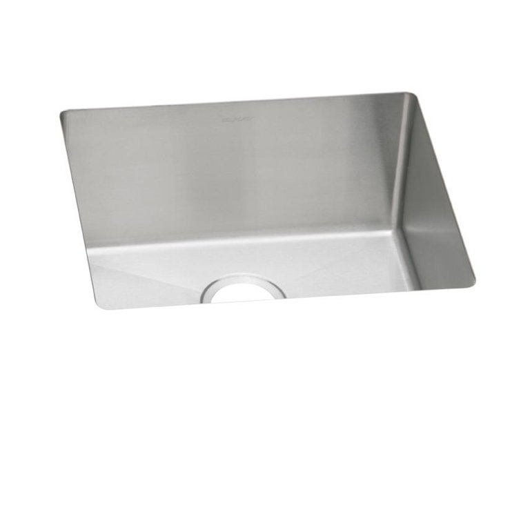 21.5" Silver Stainless Steel Single Bowl Undermount Sink