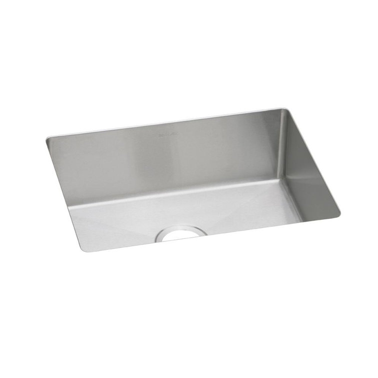 Crosstown 24" Stainless Steel Single Bowl Undermount Kitchen Sink