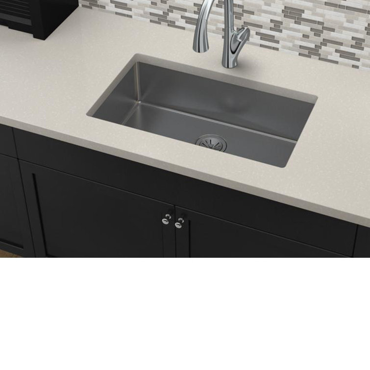 Elkay Crosstown 31" Stainless Steel Single Bowl Undermount Sink