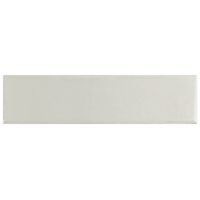 Dove Gray 3'' x 12'' Polished Ceramic Subway Tile