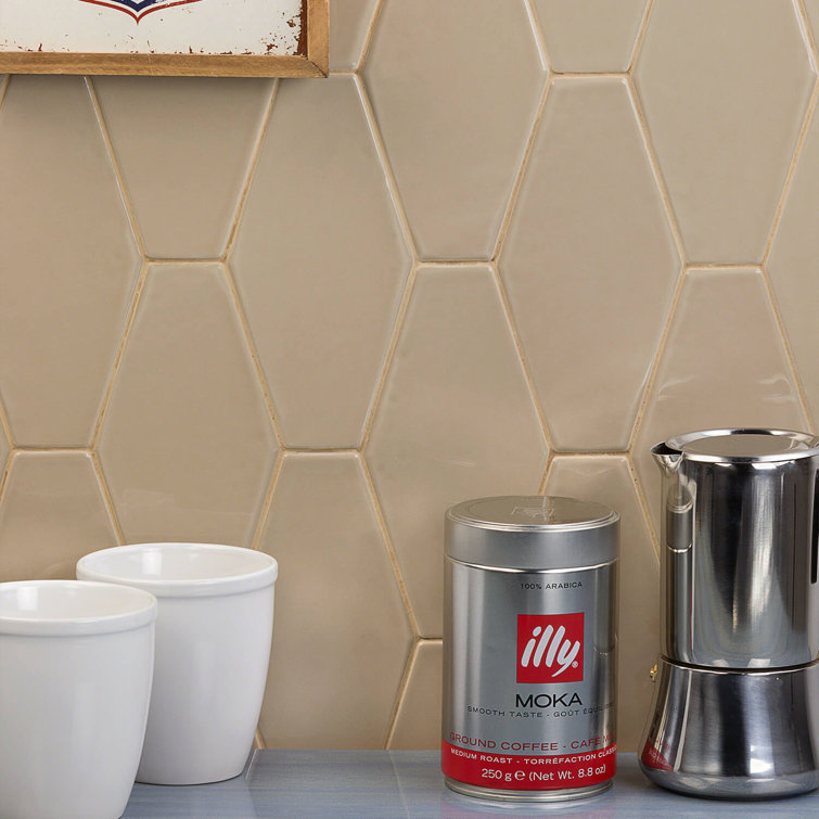 Bolton Beige Polished Hexagonal Ceramic Wall Tile