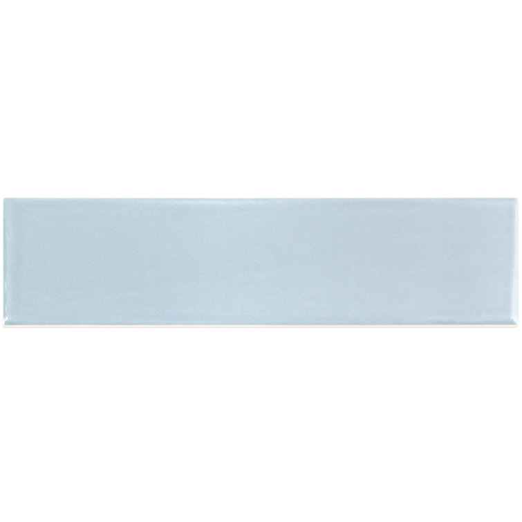 Bolton 3'' x 12'' Polished Blue Ceramic Subway Tile