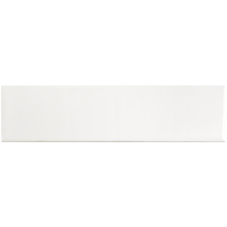 Bolton 3'' x 12'' Polished White Ceramic Subway Tile