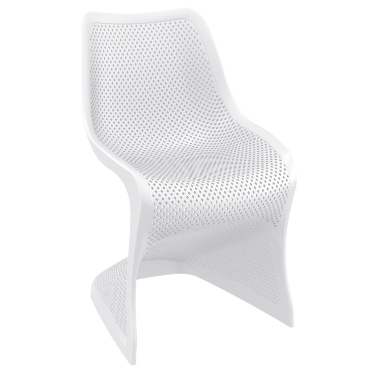 Tropical Resort 4-Person White Polypropylene Outdoor Dining Set