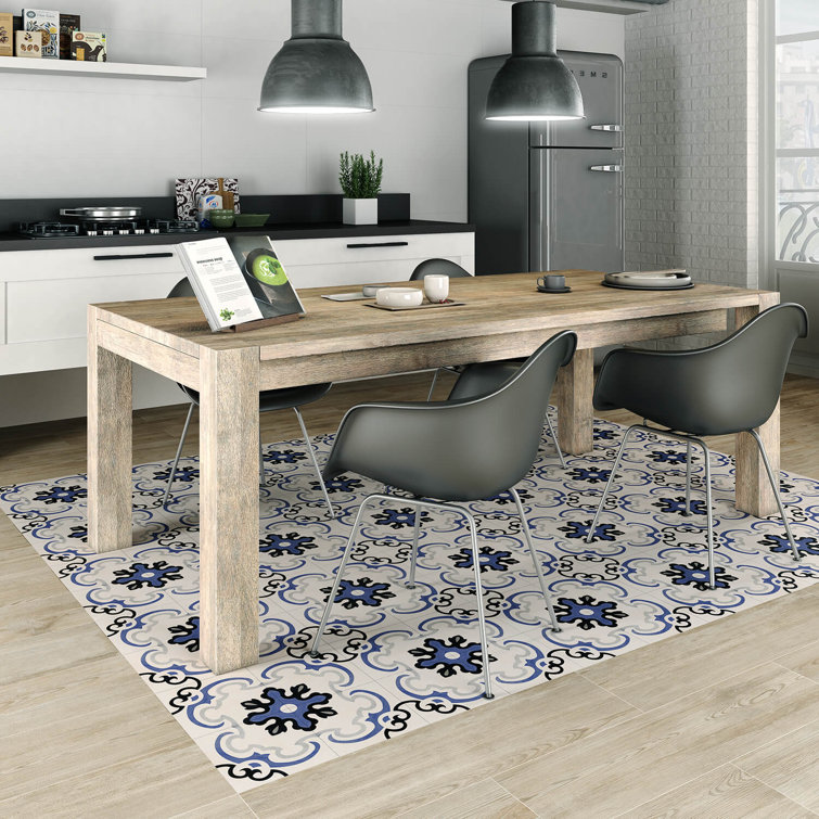 Anabella Mediterranean Blue and White Porcelain Tile
