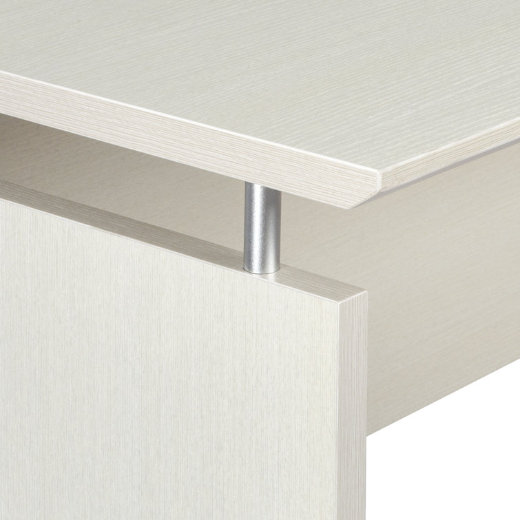 Sea Salt Laminate Adjustable Height Credenza Desk