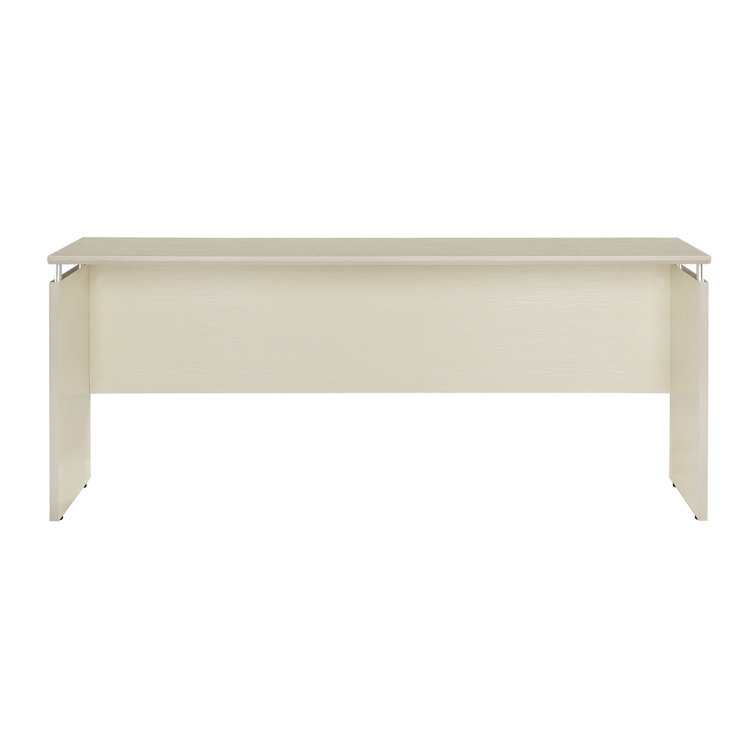 Sea Salt Laminate Adjustable Height Credenza Desk