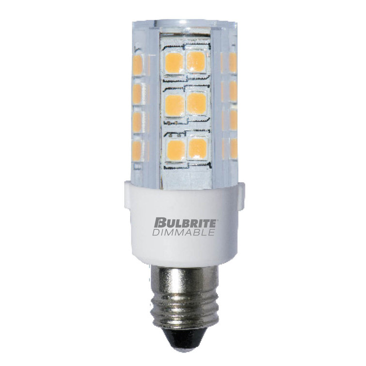 Clear Dimmable LED Candelabra Bulb 3000K 2-Pack