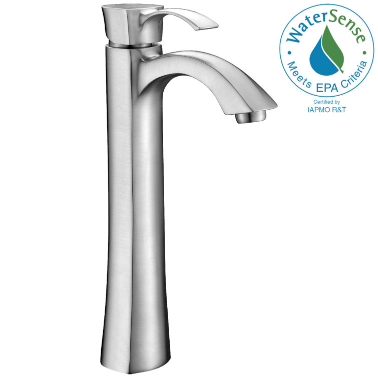 Harmony Series Brushed Nickel Minimalist Vessel Bathroom Faucet