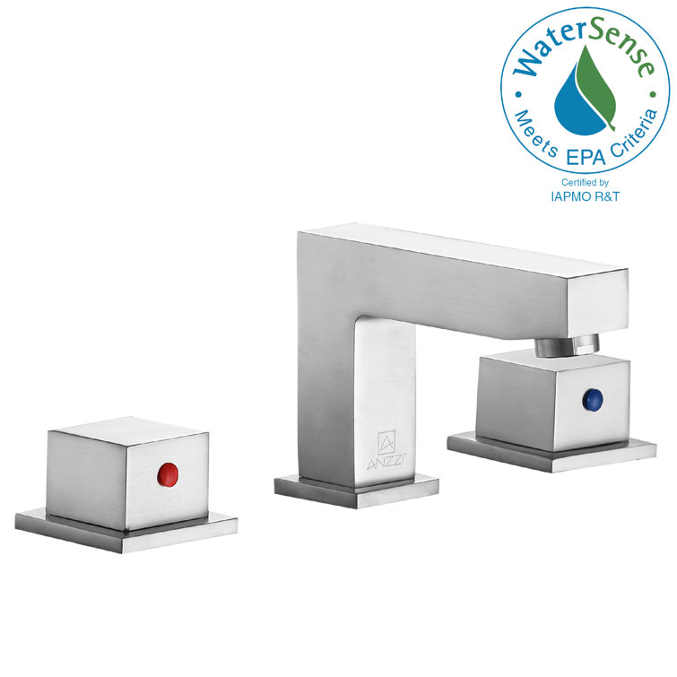 Bonette Brushed Nickel Widespread 2-Handle Bathroom Faucet