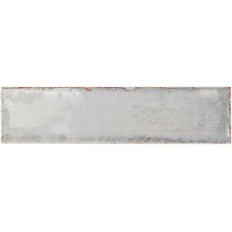 Citadel Polished Gray Ceramic Subway Wall Tile 3x12