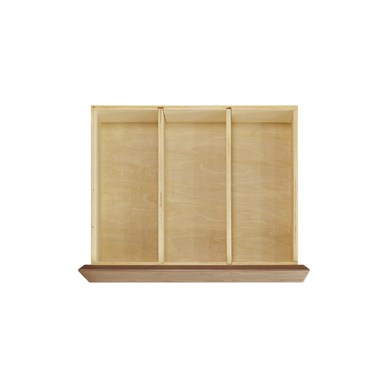 Mid-Century Brown Double Dresser with Soft Close Drawers