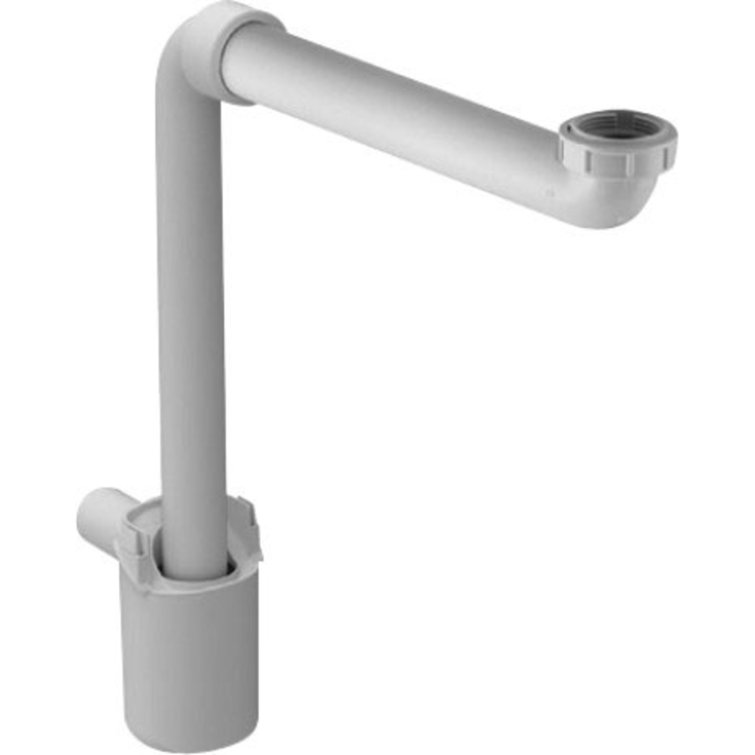 White Ceramic Wall-Mount Rectangle Bathroom Sink