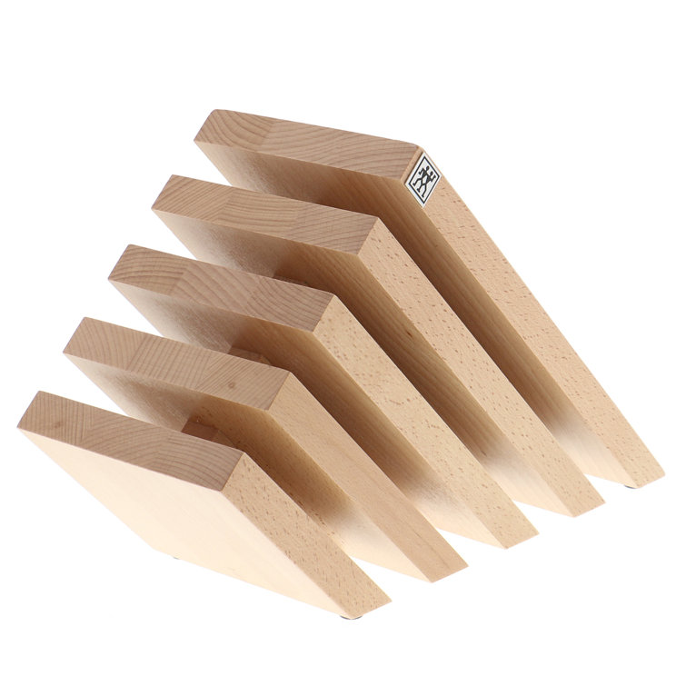 ZWILLING Slanted Beechwood Magnetic Knife Block