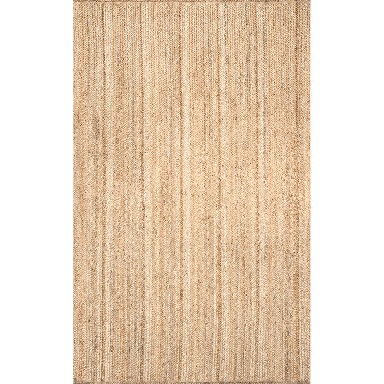 Handmade Natural Jute Rectangular Area Rug, 72'' x 72''