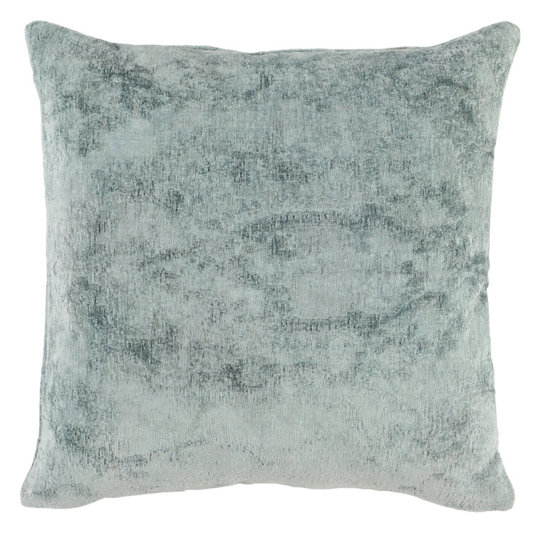 Sage Green Jacquard Square Throw Pillow Set