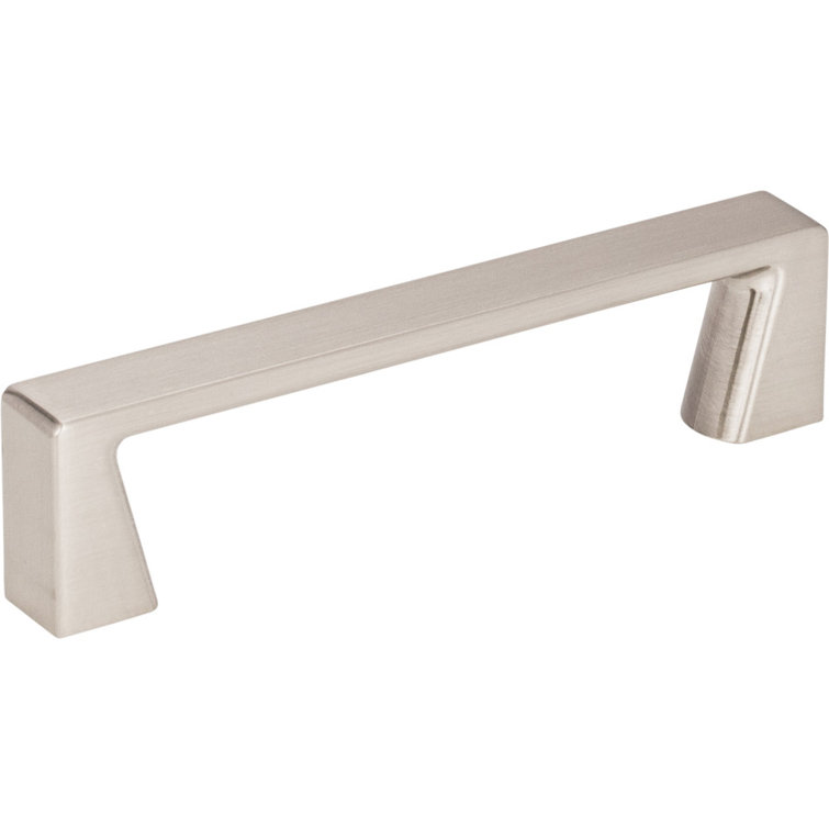 Satin Nickel Brushed Traditional Cabinet Bar Pull with Mounting Hardware