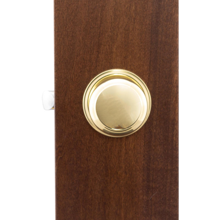 Polished Brass Colonial Style Passage Door Knob