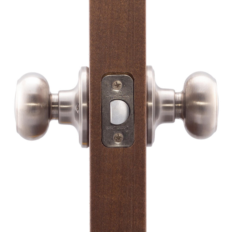 Satin Stainless Steel Round Passage Door Knob