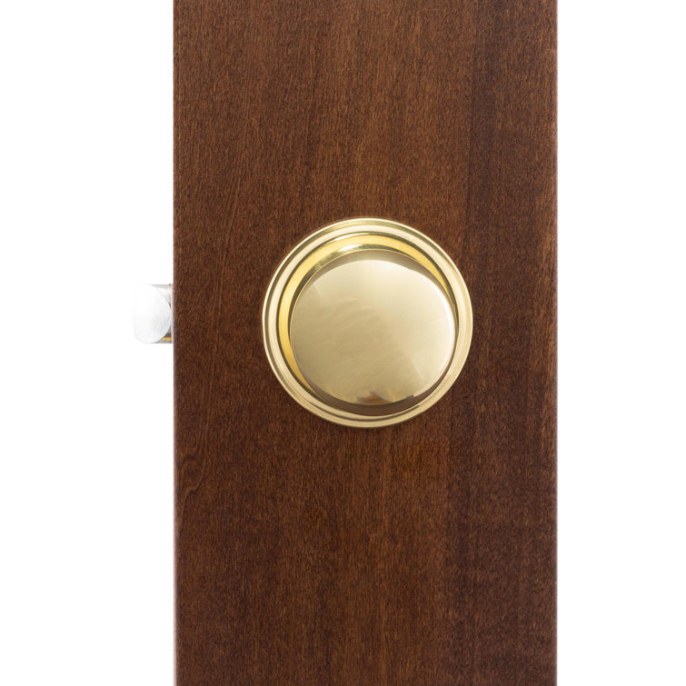 Polished Brass Round Passage Door Knob