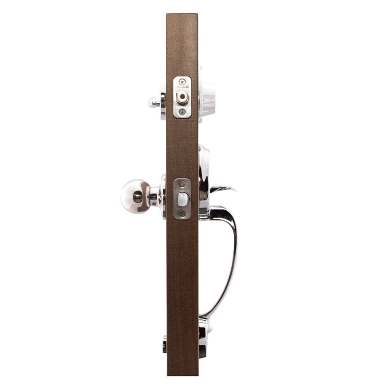 Polished Stainless Steel Single Cylinder Deadbolt Door Handleset