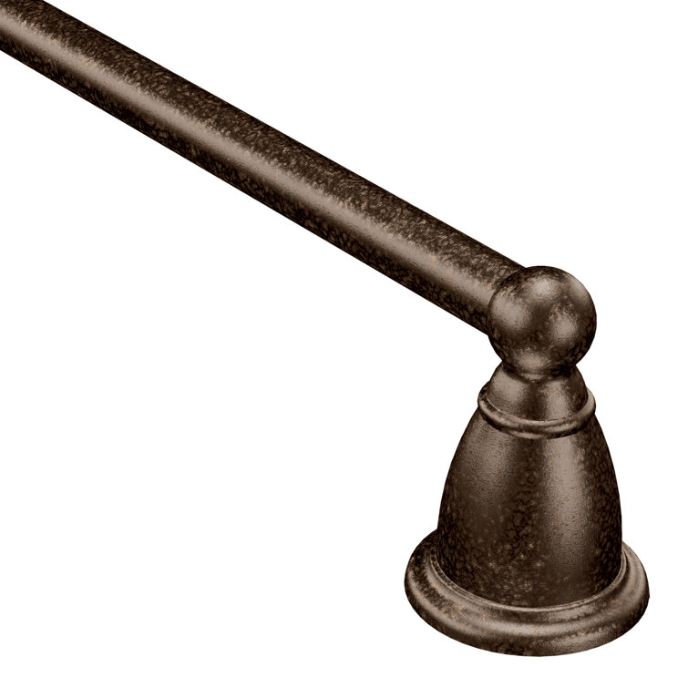 18-Inch Distressed Bronze Wall Mounted Towel Bar