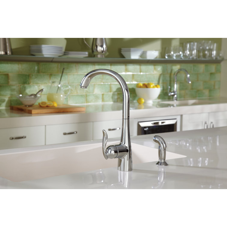 Moen Arbor Chrome One-Handle Pulldown Kitchen Faucet with Power Boost