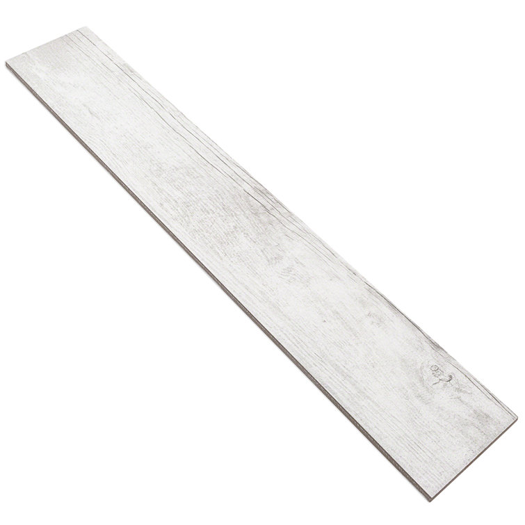 Thicket 4" x 24" White Natural Porcelain Plank Tile