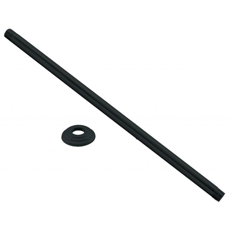 Westbrass D3648A-62 Westbrass 1/2" IPS x 48" Round Ceiling Mount Shower Arm with Flange