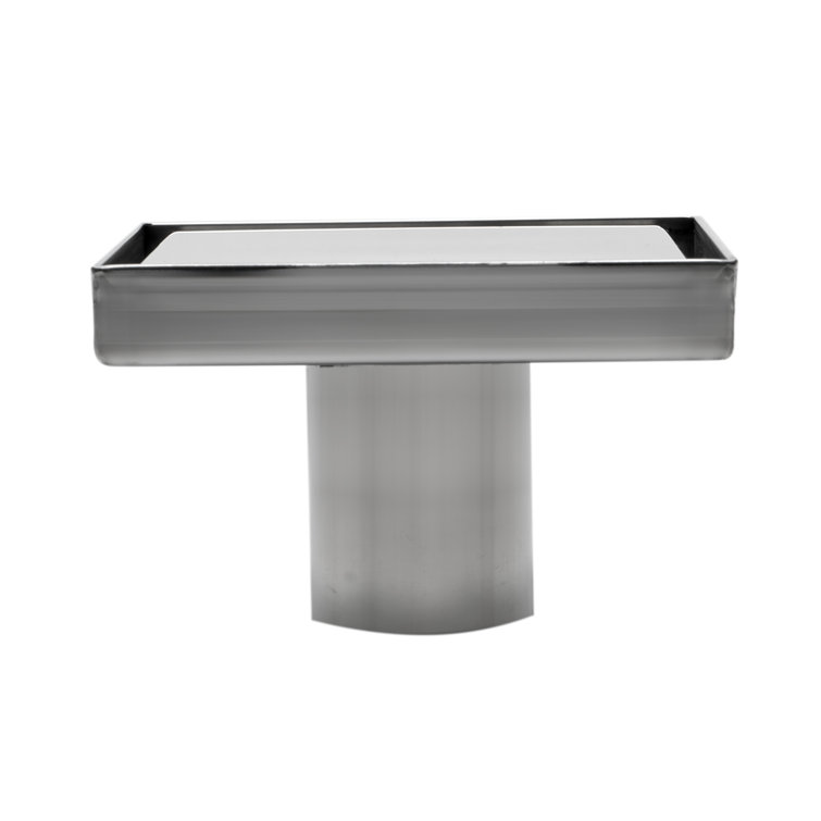 5.25'' Square Brushed Stainless Steel Shower Drain