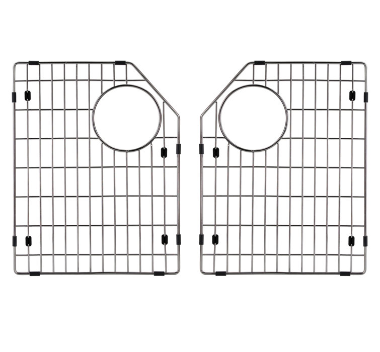 Stainless Steel Kitchen Sink Protective Grid Set