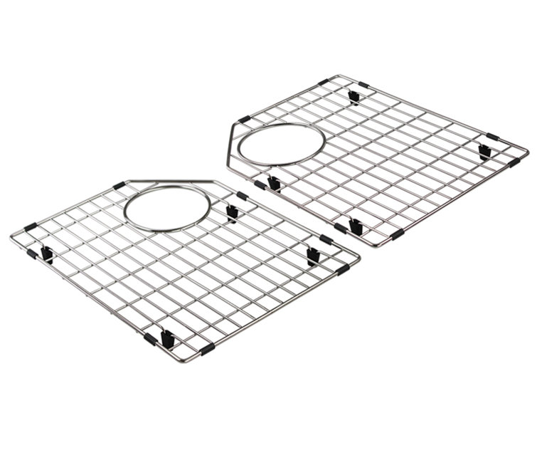 Stainless Steel Kitchen Sink Protective Grid Set