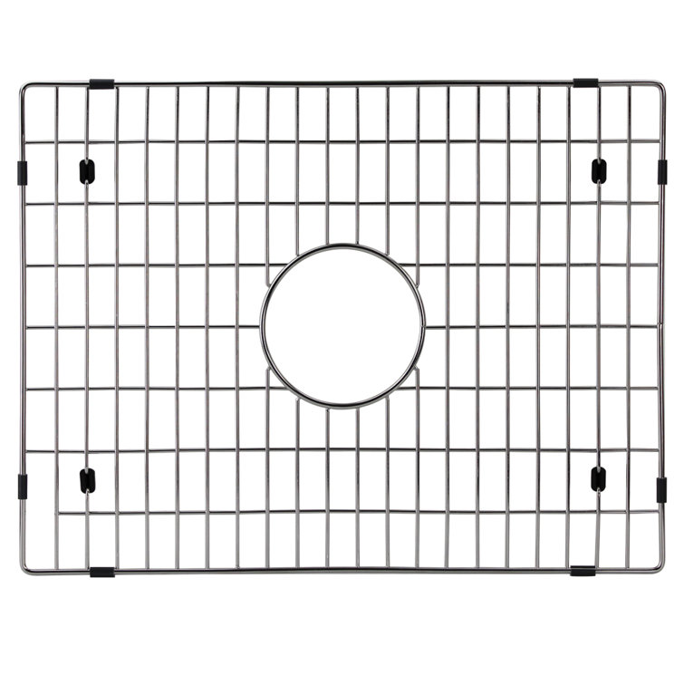 Stainless Steel Sink Grid with Protective Bumpers and Feet