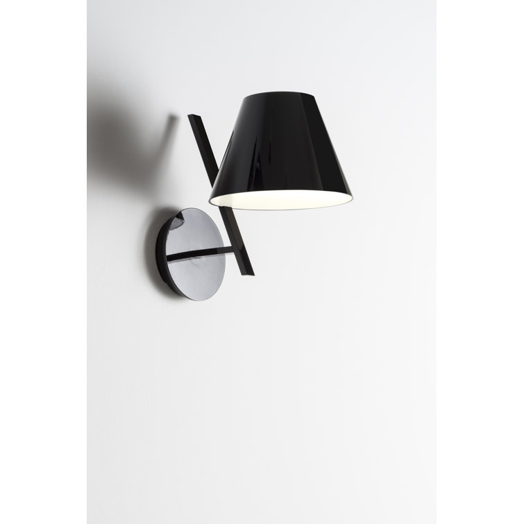 Black Aluminum Direct Wired Wall Sconce