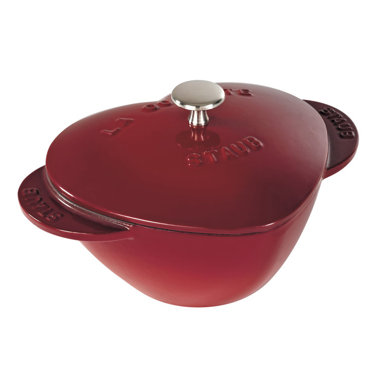 Staub Cast Iron 1.75-qt Heart Cocotte