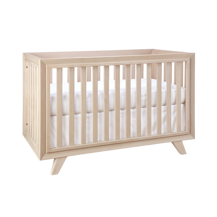 Wooster Almond 3-in-1 Convertible Crib with Multi-Level Paneling