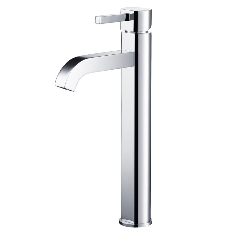 Chrome 12.5" Single Handle Vessel Bathroom Faucet