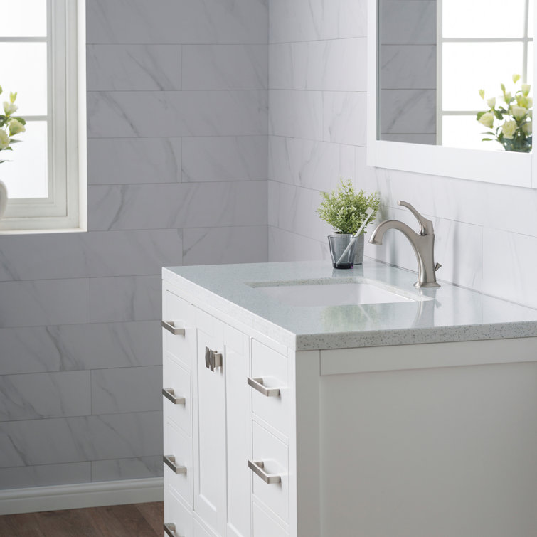 Elavo Classic White Ceramic 20.63" Undermount Bathroom Sink
