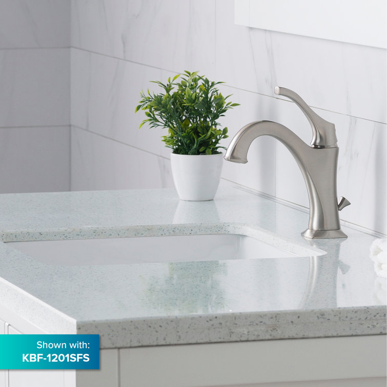 Elavo 17-inch White Ceramic Square Undermount Bathroom Sink