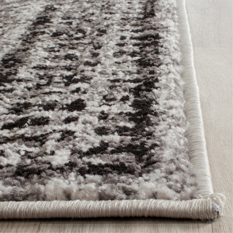 Ivory Soft Diamond Lattice 3'x5' Reversible Synthetic Rug