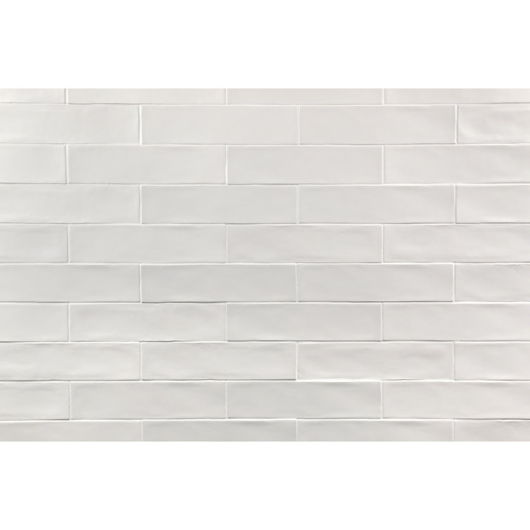Marina White 3x12 Ceramic Subway Wall Tile