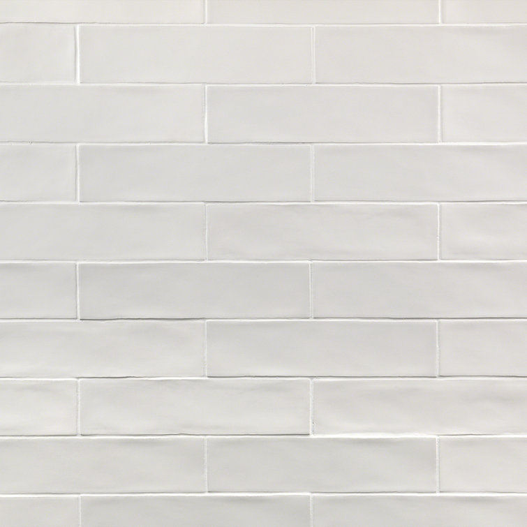 Marina White 3x12 Ceramic Subway Wall Tile