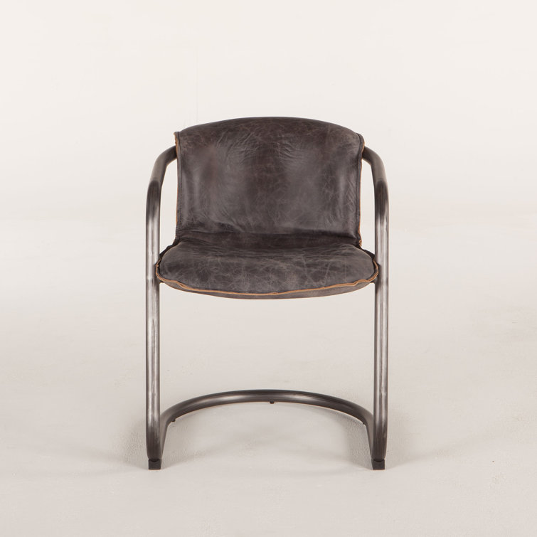 Antique Ebony Chiavari 22" Upholstered Side Chair with Metal Frame