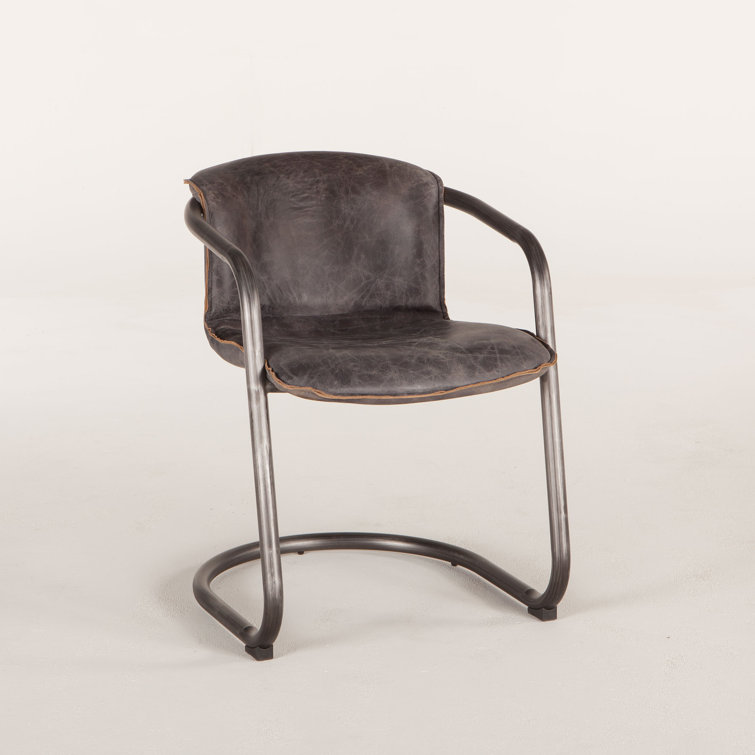 Antique Ebony Chiavari 22" Upholstered Side Chair with Metal Frame