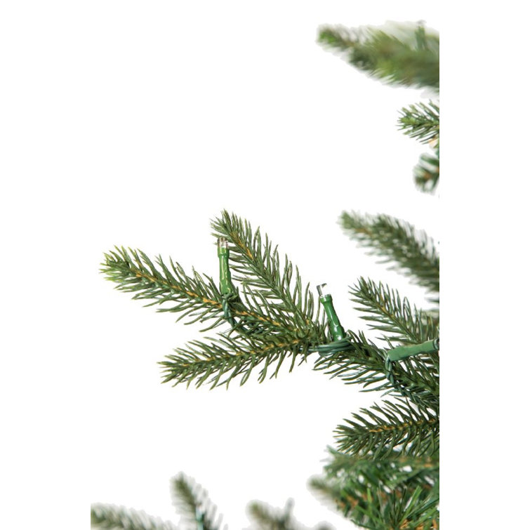 12' Green Fir Christmas Tree with Clear Lights